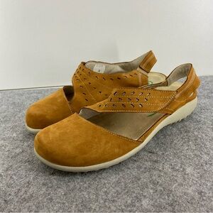 Naot Kapua Maryjane Flat Tan Leather Shoes Women’s Size 38 or US 7-7.5